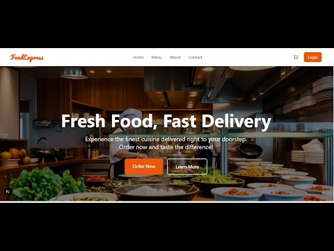 Next.js Restaurant Website Tutorial FoodExpress Online Food Ordering Delivery App(Full Stack