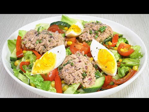 ВКУСНЫЙ САЛАТ С ТУНЦОМ. Рецепт от Всегда Вкусно!