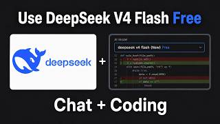 How to Use DeepSeek V4 Flash for Free (Chat + Coding) screenshot 2