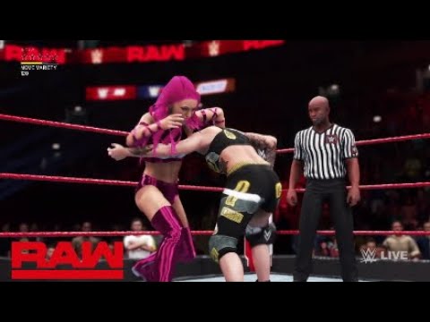RAW Pink's Debut against Ruby Riott - YouTube