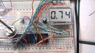 LCD AVR voltmeter (ATmega16)