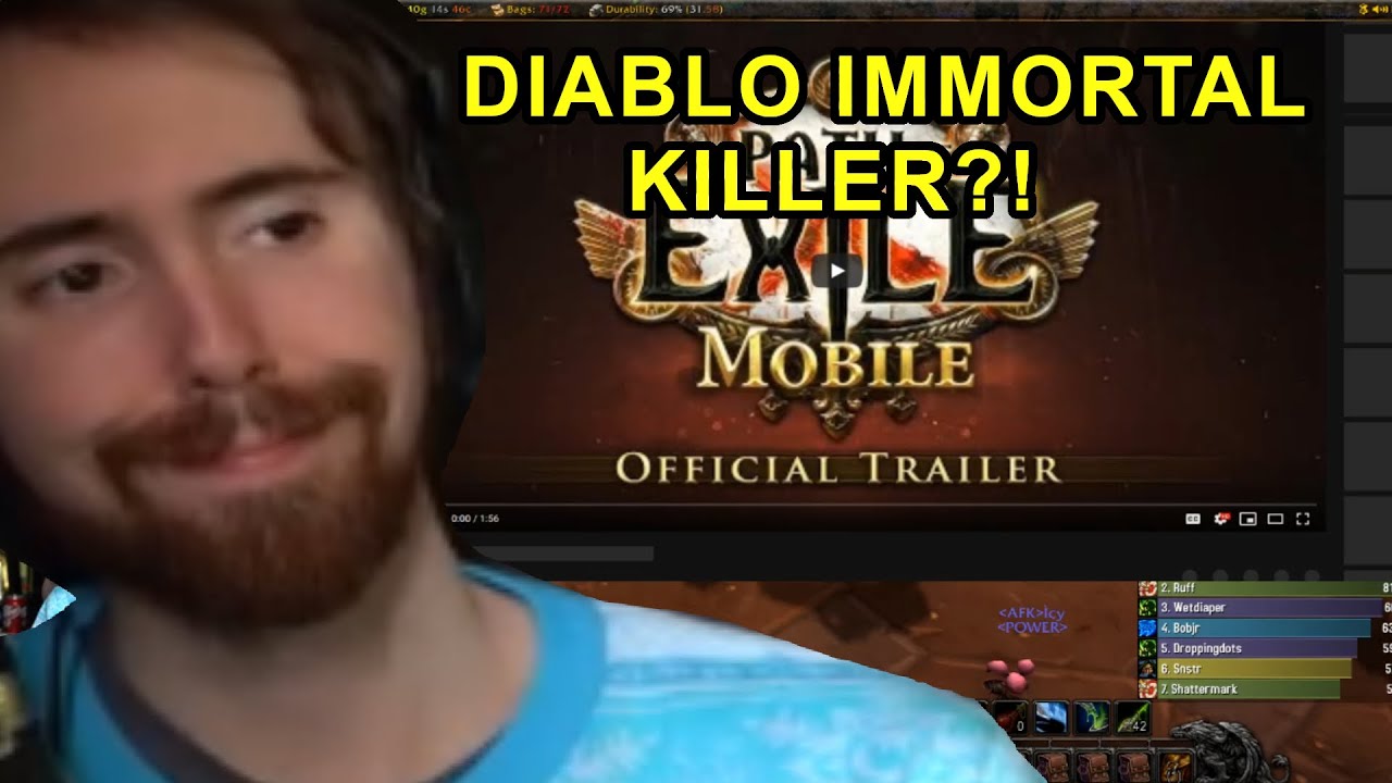ASMONGOLD REACTS TO PATH OF EXILE 2 AND MOBILE