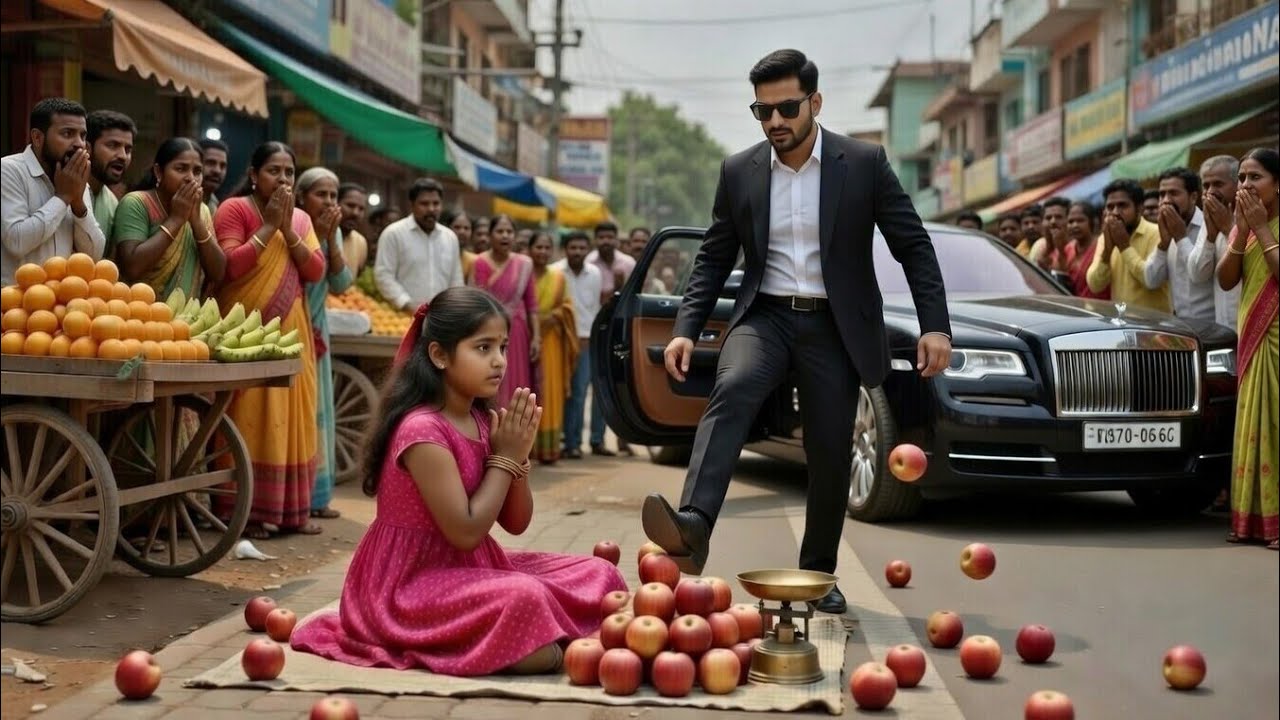 एक अनाथ लड़की सड़क किनारे सेब बेच रही थी, तो उस करोड़पति ने क्या किया? #दिल दहला देने वाली कहानी