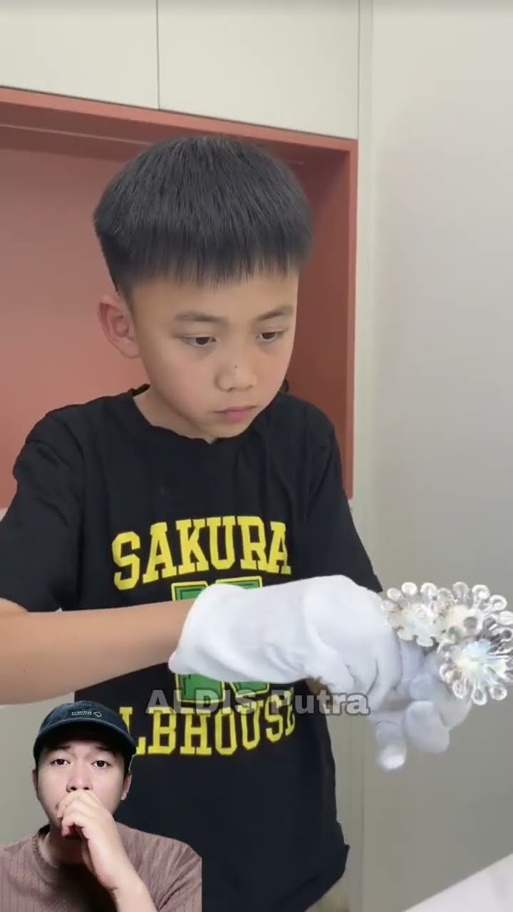 JIEJIE MEMBUAT MAHKOTA DARI KALENG BEKAS #shorts #dubbing #funny