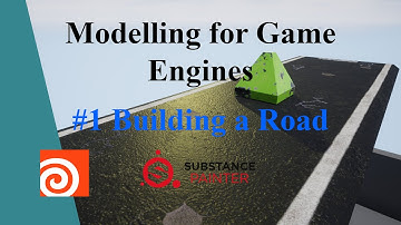 Building a Road #1 | Modelling for Game Engines [Houdini | Substance Painter | UE4]