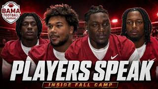 Inside Alabama Fall Camp: Players Talk QB Battle, Emerging Stars & “Crazy” Defense