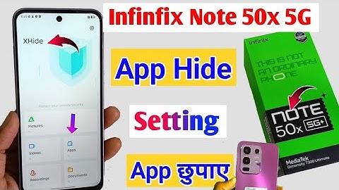 Infinfix note 50x App hide Setting/how to hide apps in infinfix note 50x 5g