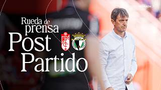🎙️ PACHETA | Post-match press conference #GranadaBurgosCF