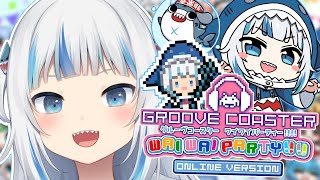 [GROOVE COASTER: WAI WAI PARTY!!!!] IM IN THE GAME! #GAWRGURA screenshot 3