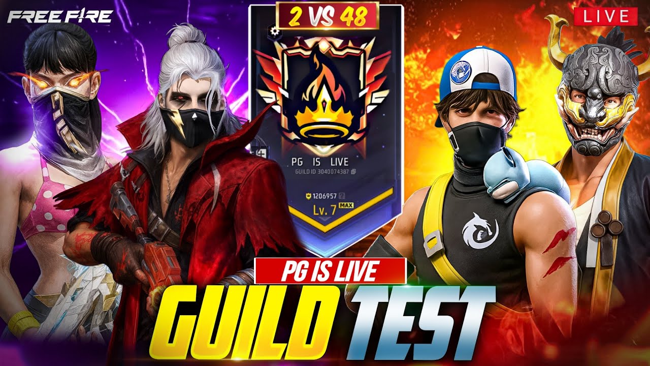 🔥 2v2 BR Room Custom! 48 Players Challenge ⚔ | Winner Gets Guild Entry 😈🔥