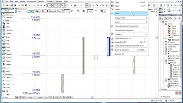 Modeling interactions of junctions in ARCHICAD