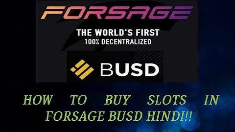 Slots Buy in Forsage BUSD !! How to Purchase or Activate Slots in Forsage BUSD Hindi..#mtubeofficial