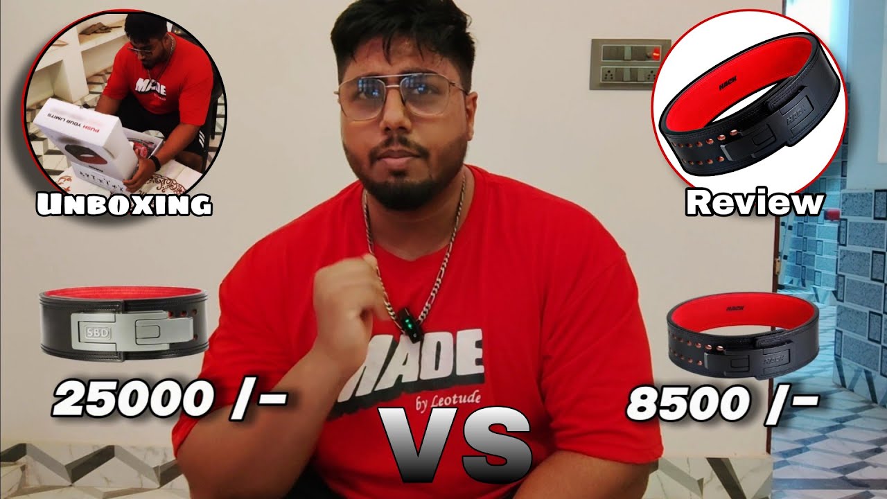 HACK ATHLETICS 13MM LEVER BELT UNBOXING AND REVIEW | COMPARISON WITH SBD LEVER BELT |