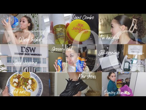 VLOG: Grwm + New shoes + Grocery haul + Pantry clean out + etc... @chloeyazmean535