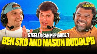 Ben Skowronek, Mason Rudolph, Cole Holcomb & Payton Wilson at Steelers Camp | Not Just Football
