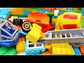 Satisfying Building Blocks Marble Run Fire Truck &amp; Winding Track