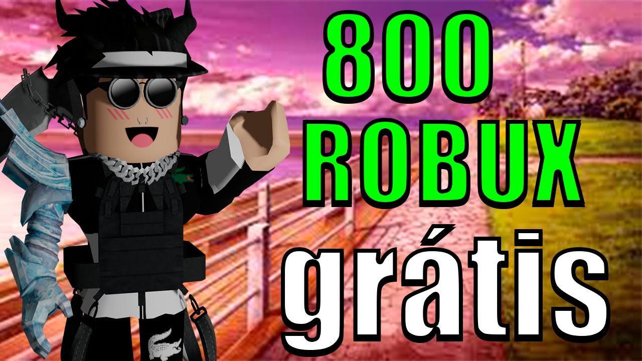 💲⚠️COMO GANHAR 800 ROBUX DE GRAÇA NO ROBLOX!! (100% funciona) 