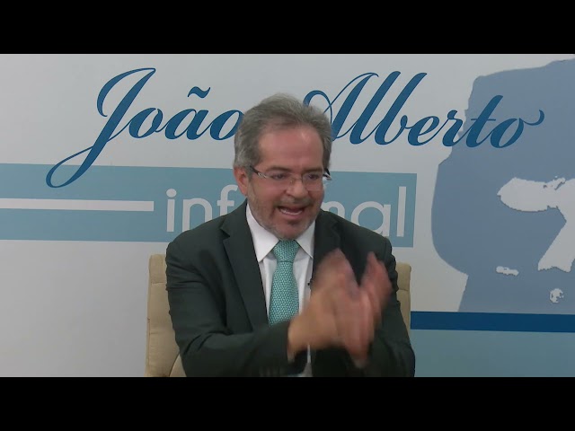 JOÃO ALBERTO INFORMAL ENTREVISTA O PRESIDENTE DO TCE-PE, VALDECIR PASCOAL