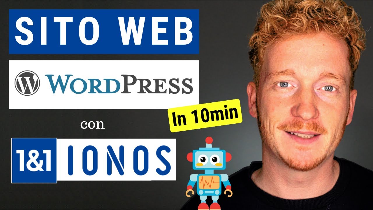 Come Creare un Sito Web con WordPress e IONOS - In 10 minuti grazie all'AI