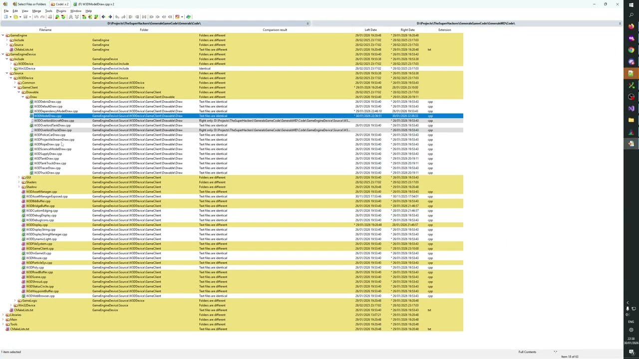 Let's fix Generals Zero Hour 1205 - Merge W3DDevice Draw Modules 2