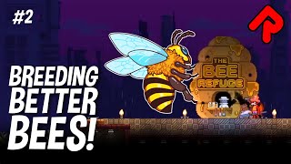 Selecting Genes to Breed Better Bees! | Starbound Frackin' Universe Bee-Vamp ep 2