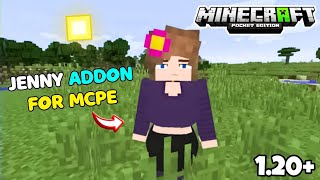 How to download jenny mod in Minecraft PE 1.20+ | Minecraft jenny Addon download screenshot 2