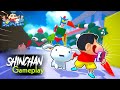 I Saved SHIRO And HEROES in Shinchan Gameplay | SHINCHAN GAMEPLAY | Lovely Boss