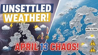 April 2026 Weather: Why April 13th Looks So Unsettled Across UK & Europe!