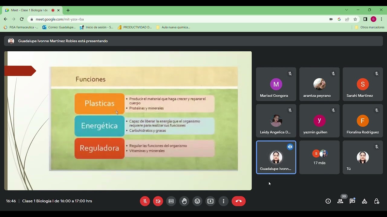 Meet   Clase 1 Biología I de 16 00 a 17 00 hrs   Google Chrome 2023 02 11 16 33 34