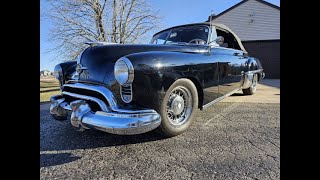 1949 Oldsmobile Futuramic 76 Convertible- Running Walk Around- For Sale by Mad Muscle Garage