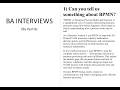 BPMN Explained Simply | Business Analyst Interview Questions & Answers {BA INTERVIEW 5}
