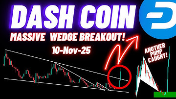 Massive Wedge Breakout! of Dash Coin |  Dash Price Prediction 2025 & Technical Analysis!