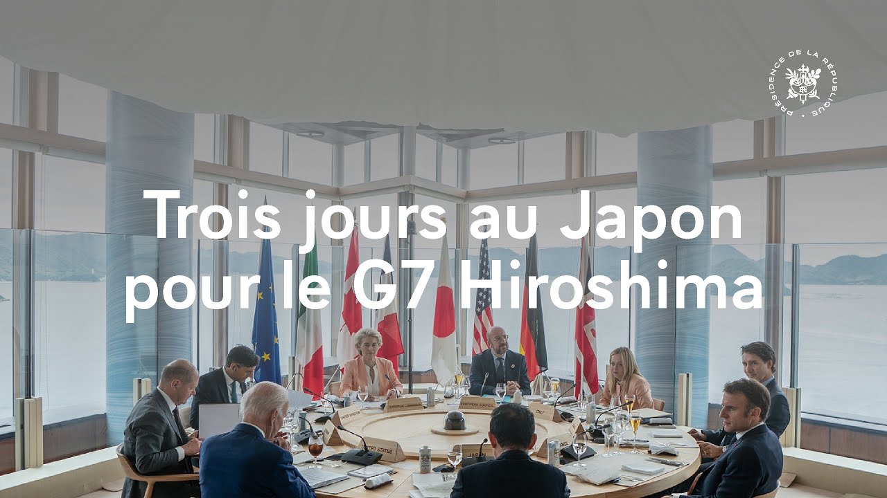 Trois jours au Japon pour le G7 Hiroshima.