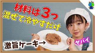 【簡単】材料３つで作れるチョコケーキが旨すぎて泣いた