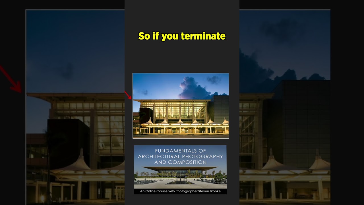 📷 DON'T DO THIS!!! #architecturephotography #udemy #architecturalphotography