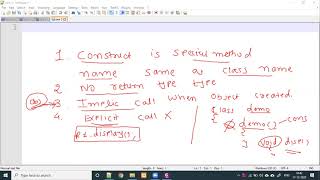 [class #40 ] Chapter 8 #part3 what is constructor in Java | GSEB HSC Computer English medium