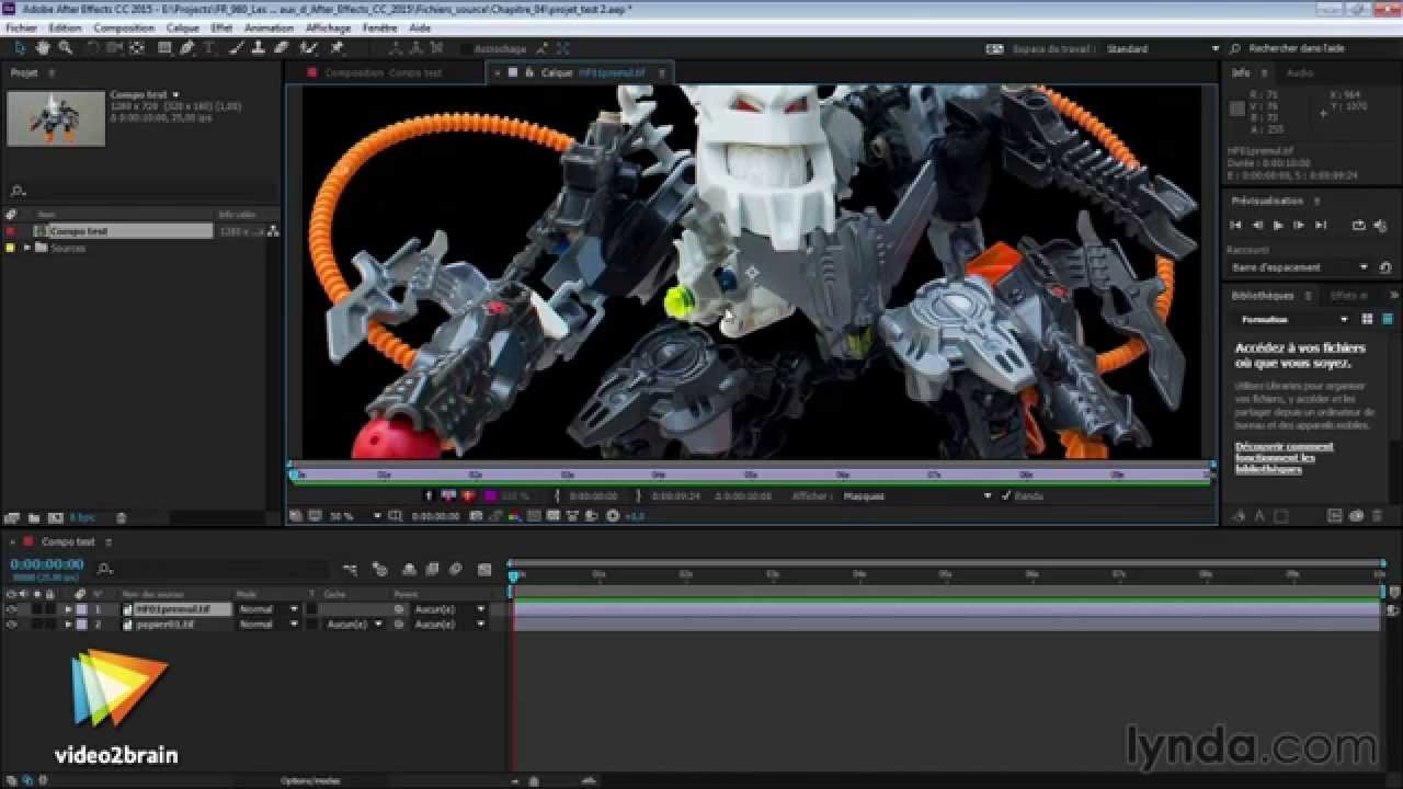 Tutoriel After Effects CC 2015 : Découvrir le panneau Calques ...