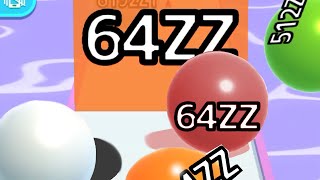 BALL RUN 2048 - INFINITY ∞ Just 64 ZZ !!! (Z-z-ILLION 🙂, Gameplay)