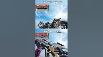 MYTHIC MG42 VS MYTHIC QQ9 #callofduty #codmobile #shorts #codm