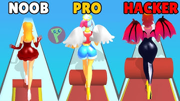 NOOB vs PRO vs HACKER in Carpet Roller