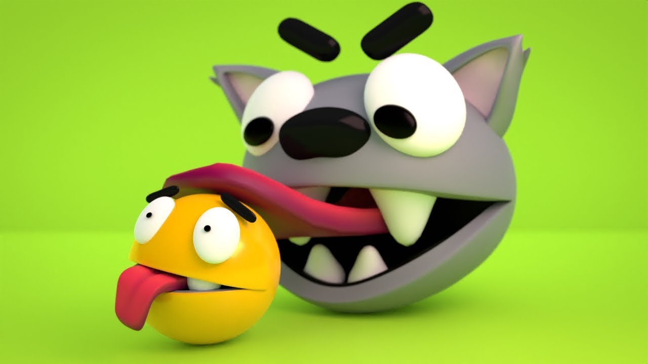 🟡Yellow Ball Vs🐺 Wolf