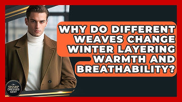 Why Do Different Weaves Change Winter Layering Warmth And Breathability? - The Sharp Dressed Gent