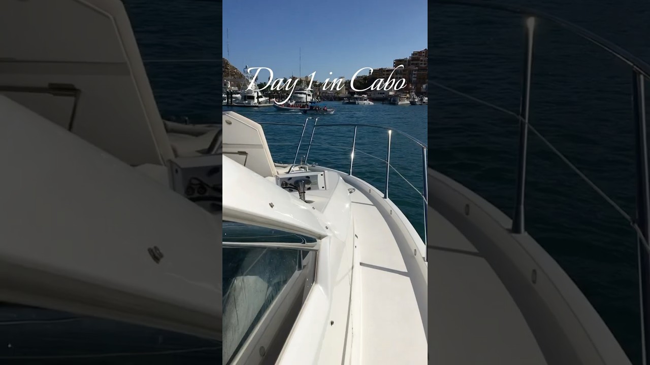 What happens when you rent a yacht in Cabo for the day?