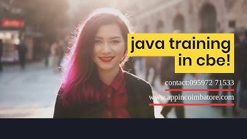 java training in cbe