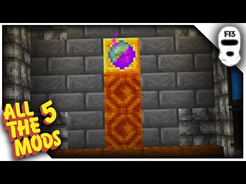 HOW TO BUILD A DIMENSIONAL DUNGEONS PORTAL! Minecraft 1.15 [All the Mods 5 E22]