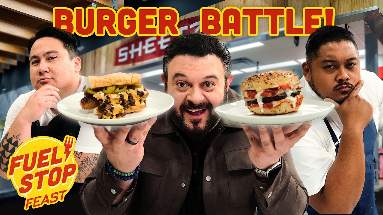 Can Pro Chefs Turn Gas Station Snacks into Gourmet Burgers? | Fuel Stop Feast, on YouTube