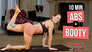 Day 25: 10 Min Abs & Booty | No Equipment Workout to Tone & Sculpt | Brooke Burke screenshot 5