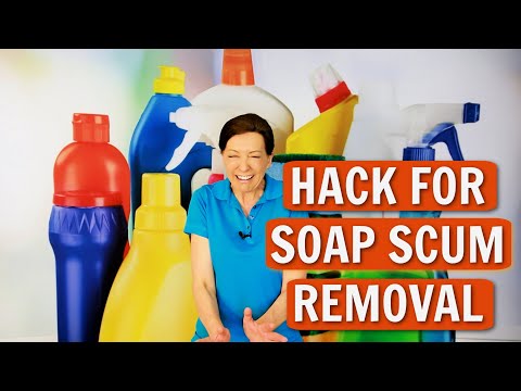 Hack for Soap Scum Removal - Remove Soap Scum Like a Pro!