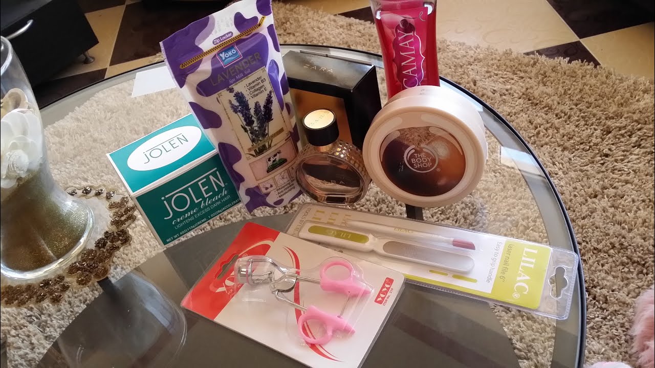 مشترياتي لشهر يناير للعناية بالجسم 2015 Jan body care haul zara & the body shop