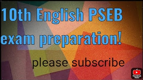 MBD examination master of English 10th PSEB board  exam||most expected PYQ questions 👍|